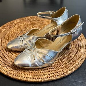 Stephanie ballroom dance Silver Women's Shoes